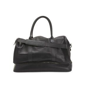 BROUK AND CO Black 20in The Davidson Weekender Bag